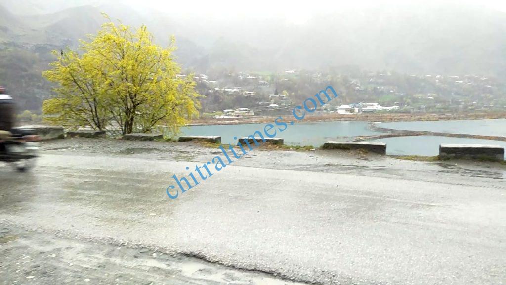 Chitral danin town rain1