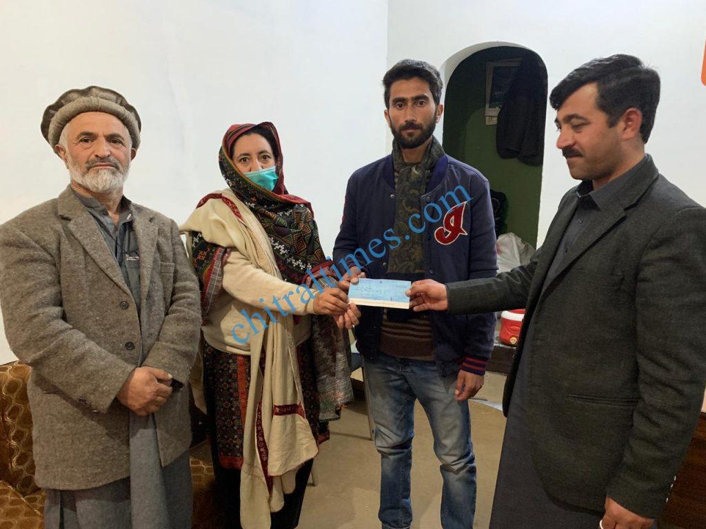 Rose chitral schlorship cheque scaled