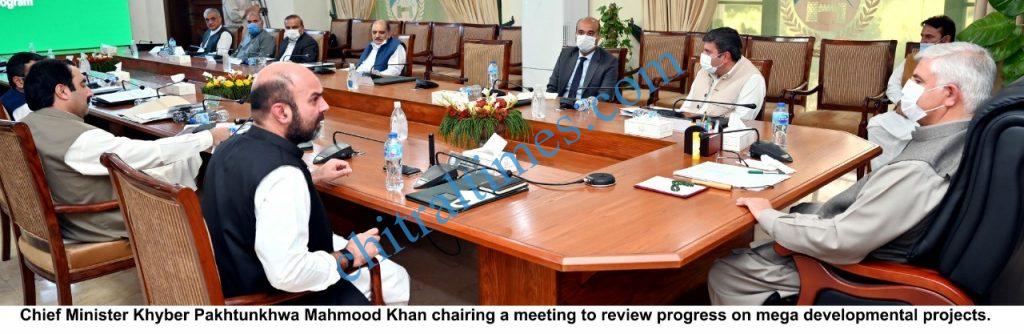 chief minister khyber pakhtunkhwa mahmood khan chaired mega project meeting scaled