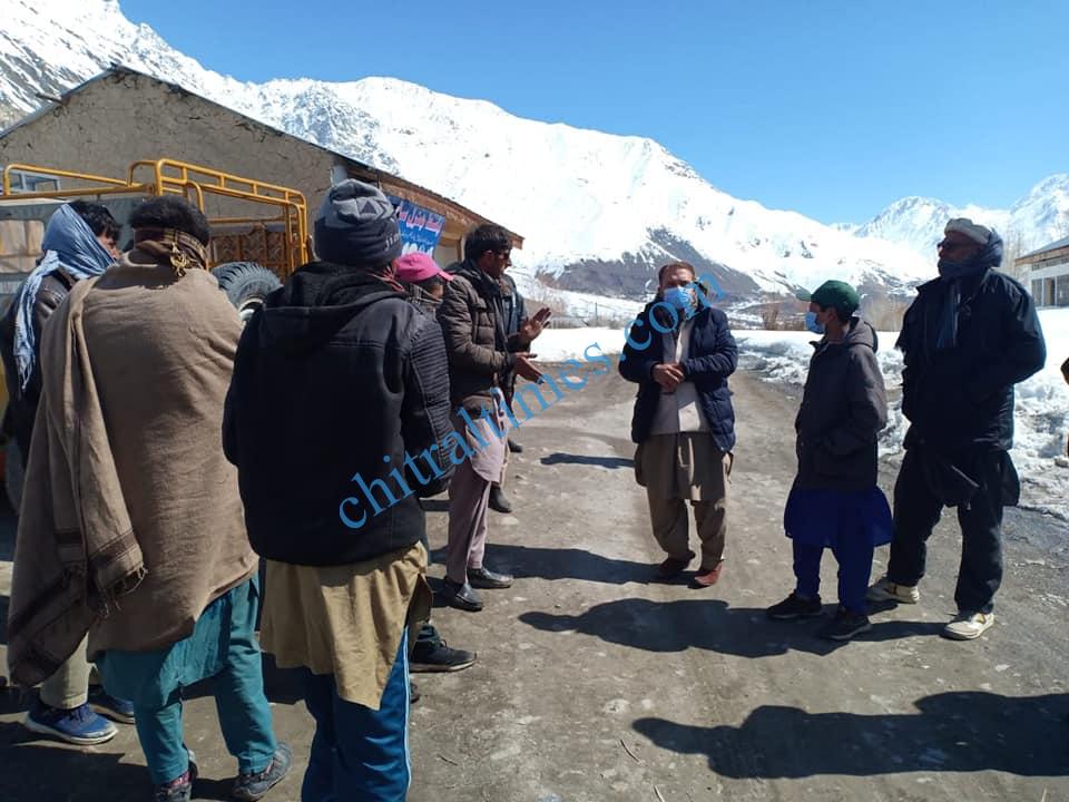 Broghil road snow clearence starts upper chitral3
