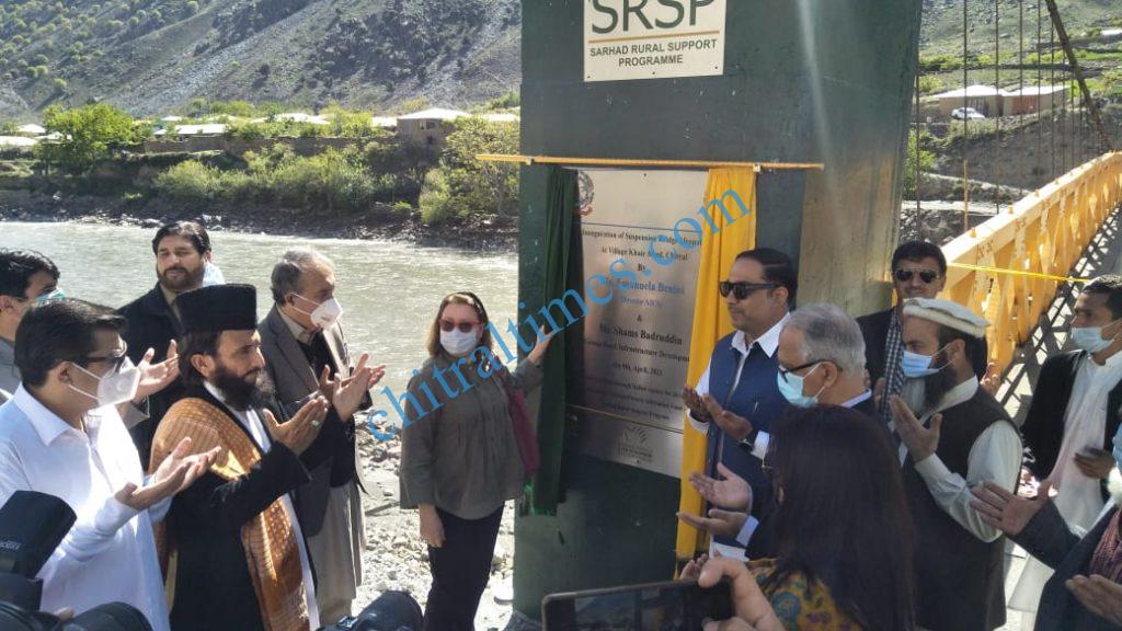 Khairabad bridge inaguration srsp and italian govt funded chitral12