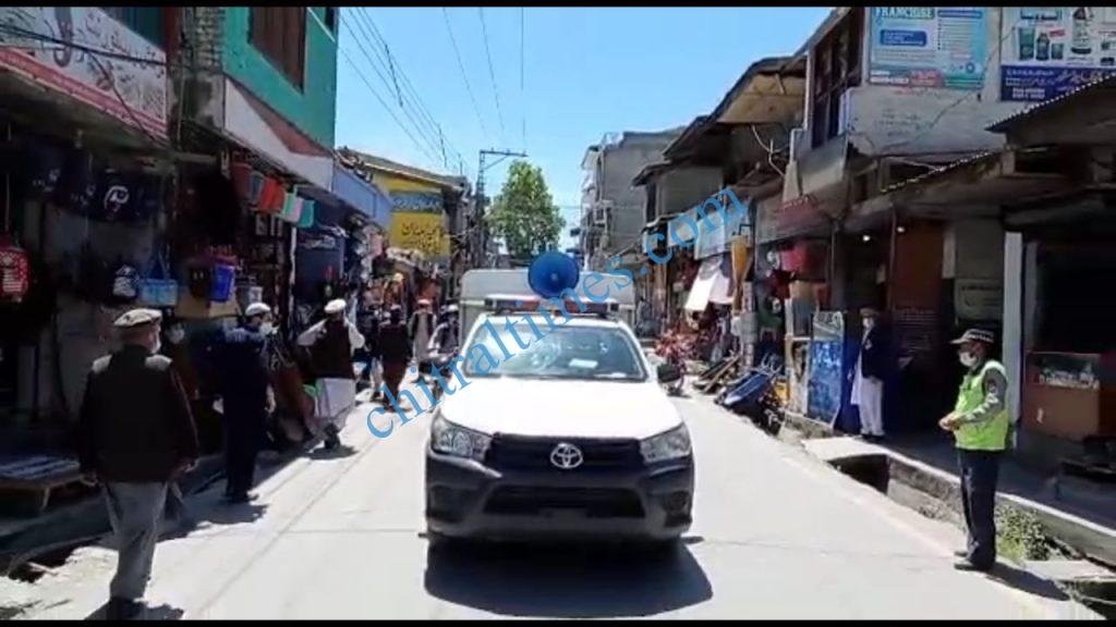 chitral police corona sops campaign