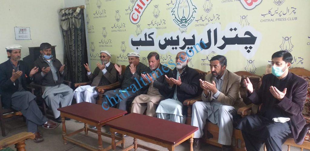 chitral press club taziati ijlas for zia shahid scaled