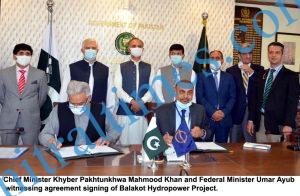 Balakot hydropower project agreement signed