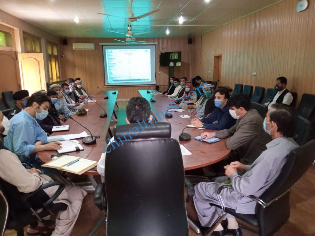 Hayat shah chaired depc meeting chitral 1