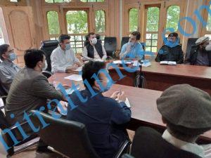 Hayat shah chaired depc meeting chitral