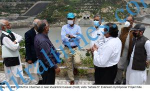 chairman wapda visit tarbila dam extension project