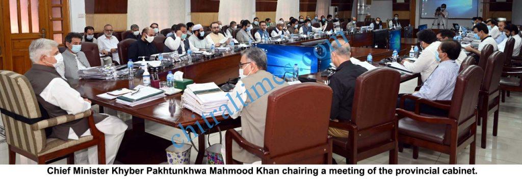 chitraltimes KP cabinet meeting chaired by cm mahmood 1 scaled