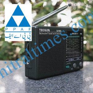 chitraltimes PPAF Radio Programme radio set