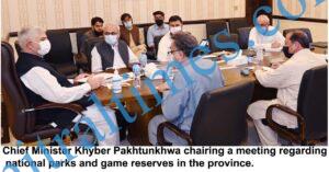 chitraltimes cm kp chaired nationaiol park and wildlife meeting 1
