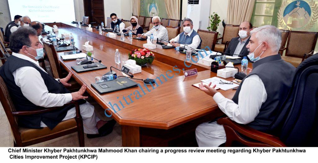 cm kp mahmood khan chaired meeting KPCIP scaled