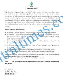 akrsp advertisement chitral