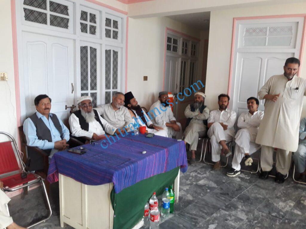 chitraltimes all parties meeting on 75 notification chitral2