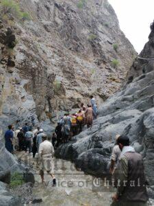 chitraltimes forest guard injured during duty rescued by 1122