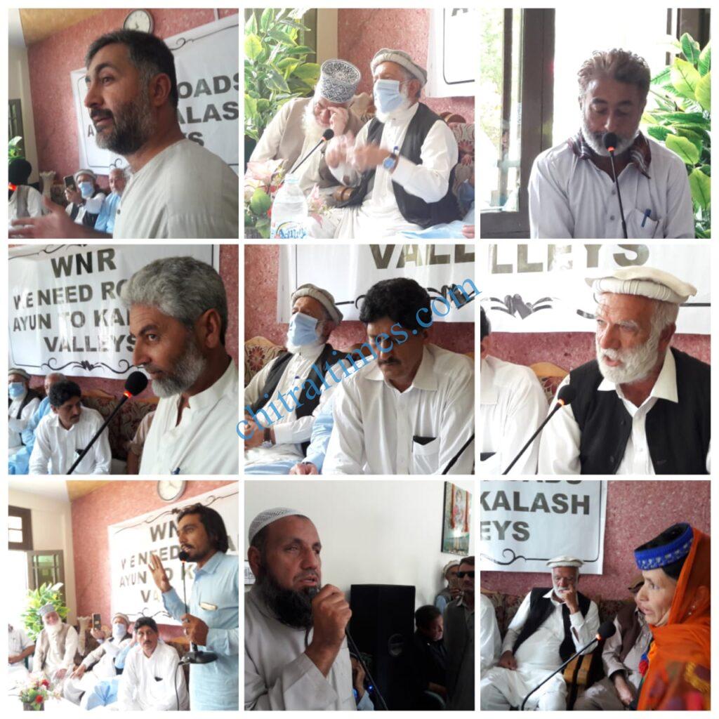 Chitral Times - The voice of Chitral | کالاش ویلی روڈ پر کام شروع کرنے میں غیر معمولی تاخیر پر ایون میں احتجاجی مظاہرہ chitraltimes kalash valley road protest rally2
