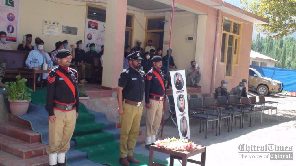 chitraltimes upper chitral police shuhada taqreeb