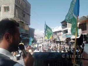 chitraltimes JI Chitral protest against high price of daily comodaties3