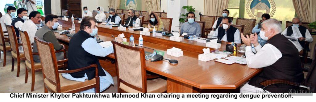 chitraltimes cm kpk meeting on dengue prevenction meeting scaled