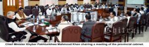 chitraltimes kp cabinet meeting chaired by cm mahmood