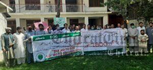 chitraltimes lecturers and professor protest chitral press club on thursday
