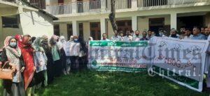 chitraltimes lecturers and professor protest chitral press club32