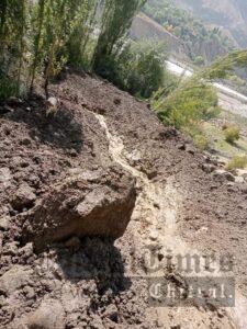 chitraltimes power yakhun flood irrigation chanel washed away road3 1