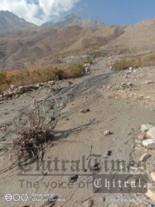 chitraltimes shandur flood washed away road 2