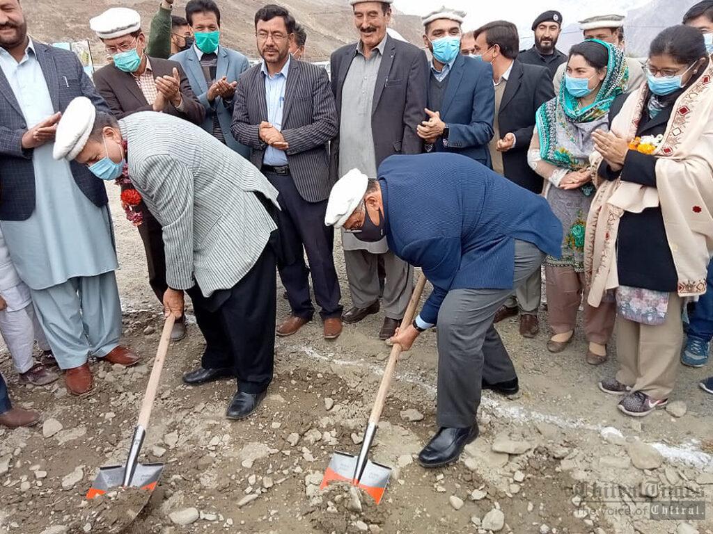 Ground breaking of Aga Khan Higher Secondary Schools Yasin Ghizer scaled