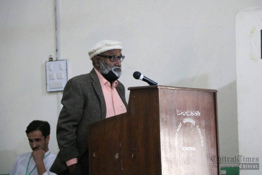 سابق چیف اکانومسٹ آف پاکستان ڈاکٹر پرویز طاہر  کا معاشی مسائل پر چترال میں خصوصی لیکچر
