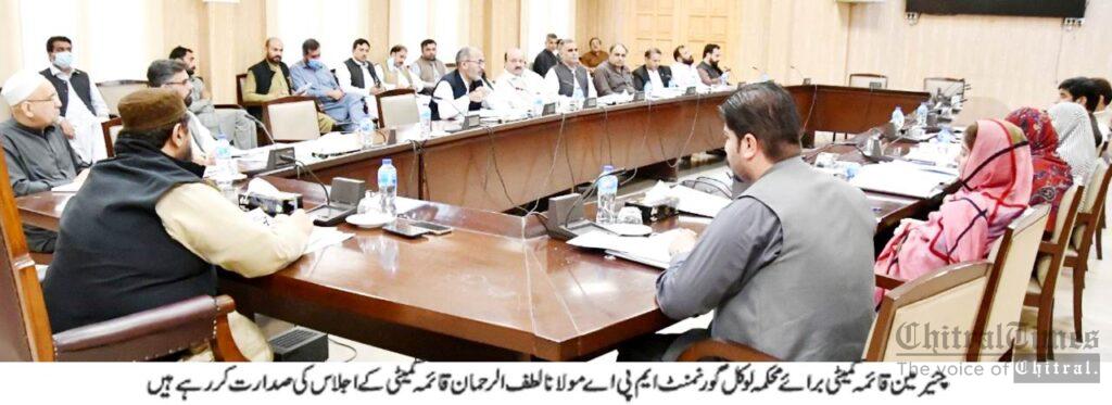 KP Standing committee for local govt scaled