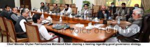 chiraltimes cm kpk chairing meeting good governance