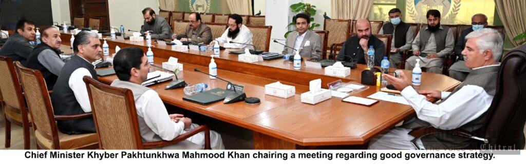 chiraltimes cm kpk chairing meeting good governance scaled