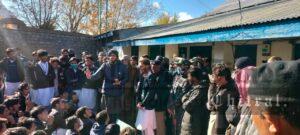 chitraltimes students of govt college booni protest upper chitral 2