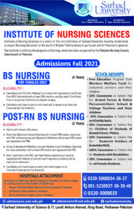 chitraltimes admission open BS Nursing sarhad university pesh