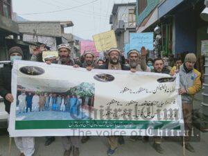 chitraltimes all employes coordiantion council protest chitral lower