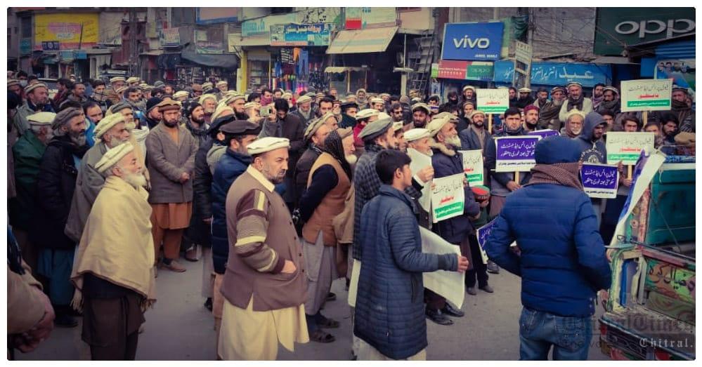 chitraltimes ji protest against fpa chitral lower2