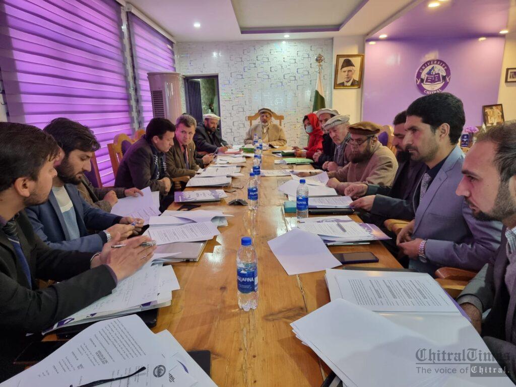 Chitral Times - The voice of Chitral | جامعہ چترال کی اکیڈیمک کونسل کاپہلااجلاس، ڈگری ڈیزائن کی منظوری ودیگراہم فیصلےکئے گئے chitraltimes university of chitral academic council first meeting1