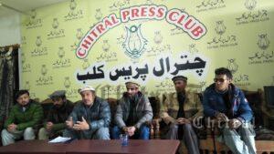 chitraltimes vcc broghil president shahzada sikandar ul mulk and members press confrence chitral