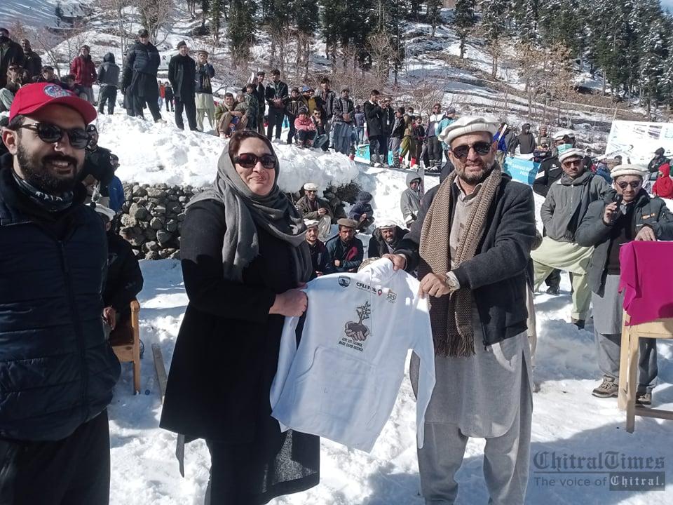 chitraltimes commissioner malakand division Zaheerul islam inaugurated the madaklasht snow festival sonia shamroz dpo