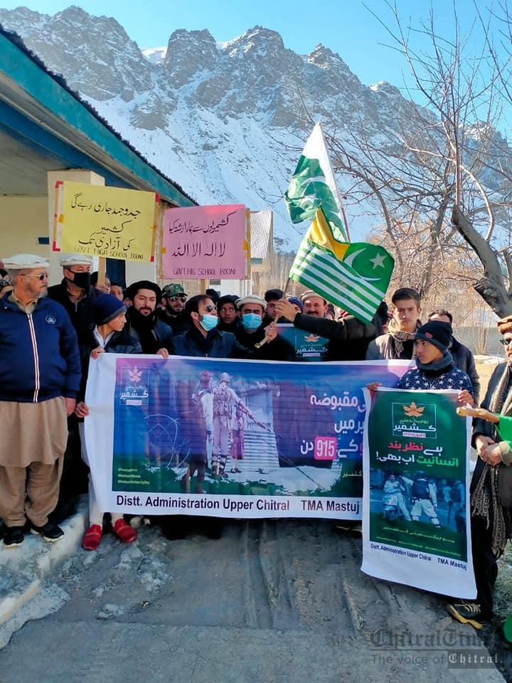 chitraltimes kashmir solidarity day observed chitral upper 2