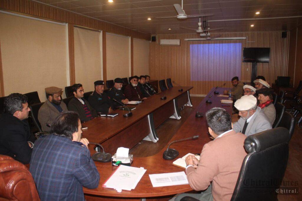 chitraltimes DC chitral chaired pesco and pedo meeting2
