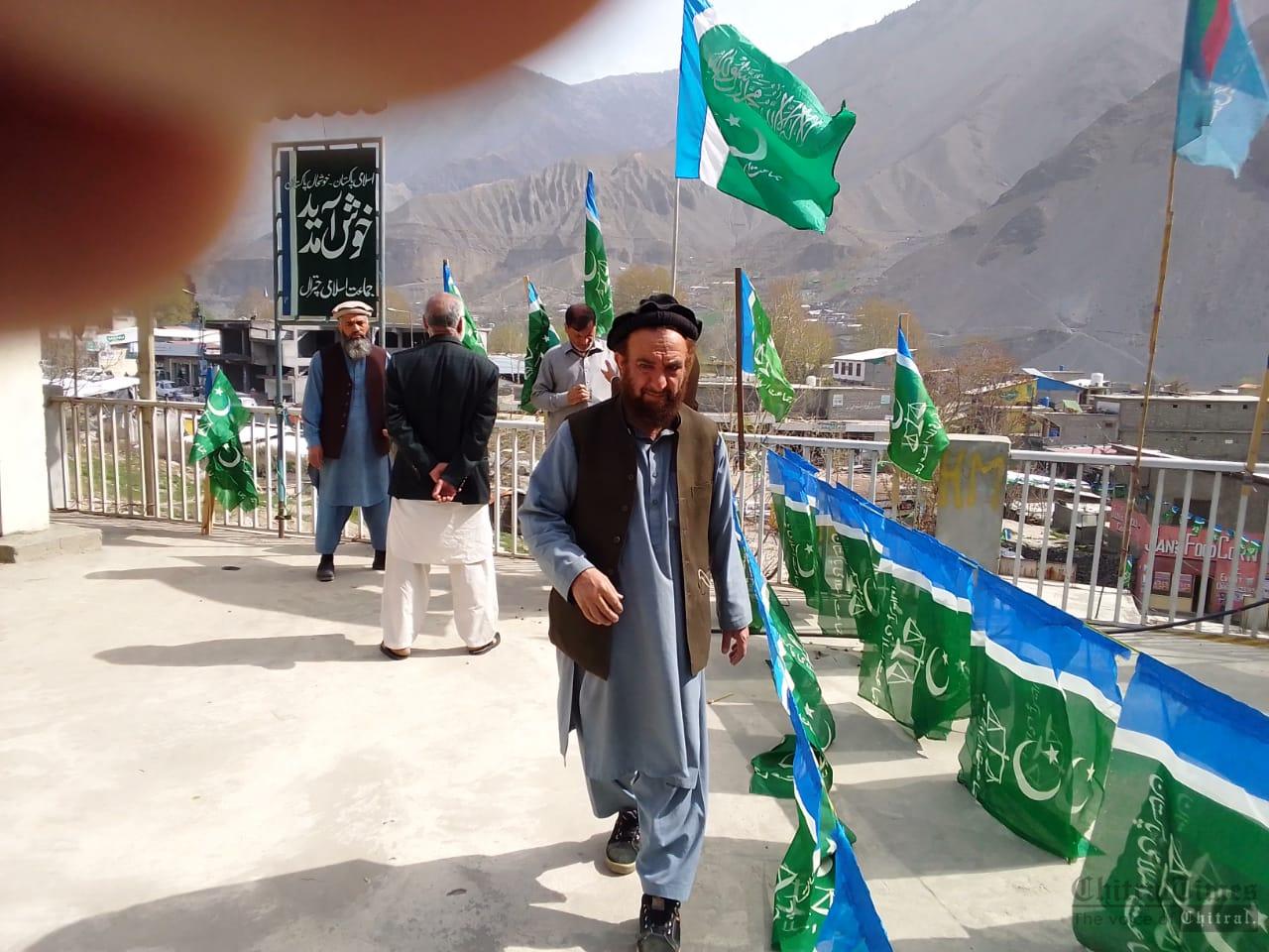 chitraltimes jamat islami office election campaign2