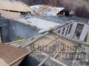 chitraltimes kosht house damaged in strong wind upper chitral 51