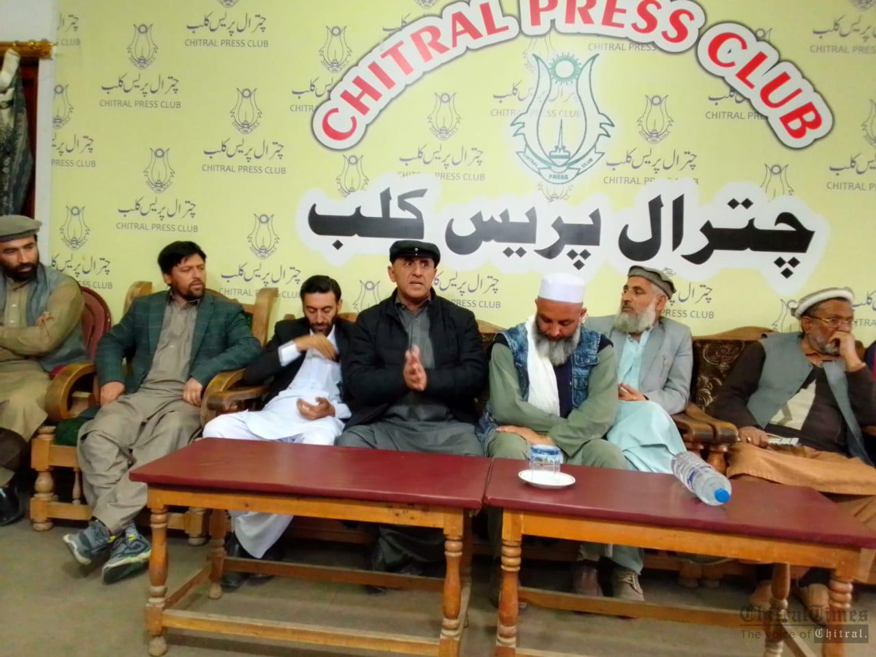 chitraltimes sartaj ahmad khan press confrence pti group ctl