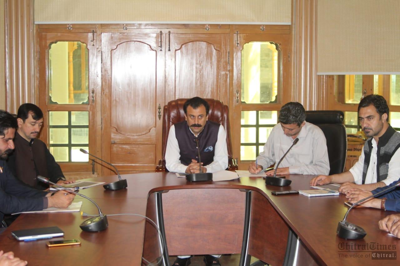 chitraltimes dpec meeting dc chitral