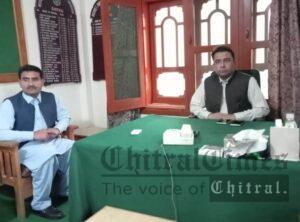 chitraltimes secretary population visit chitral population office lower