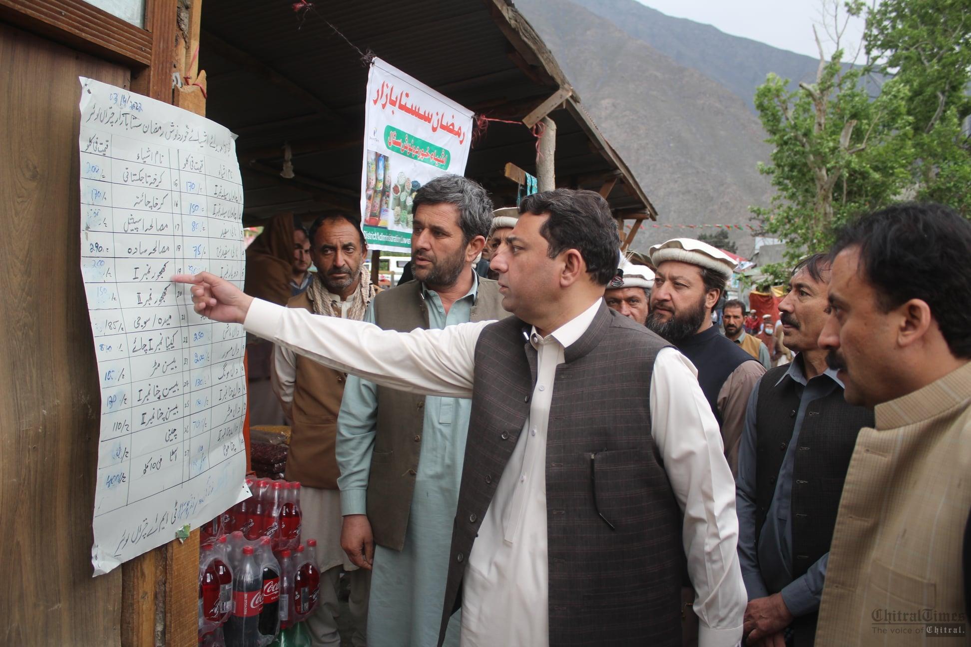 chitraltimes secretay population visit chitral sasta bazar usc 9