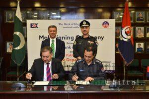 chitraltimes bok and kp police signed mou