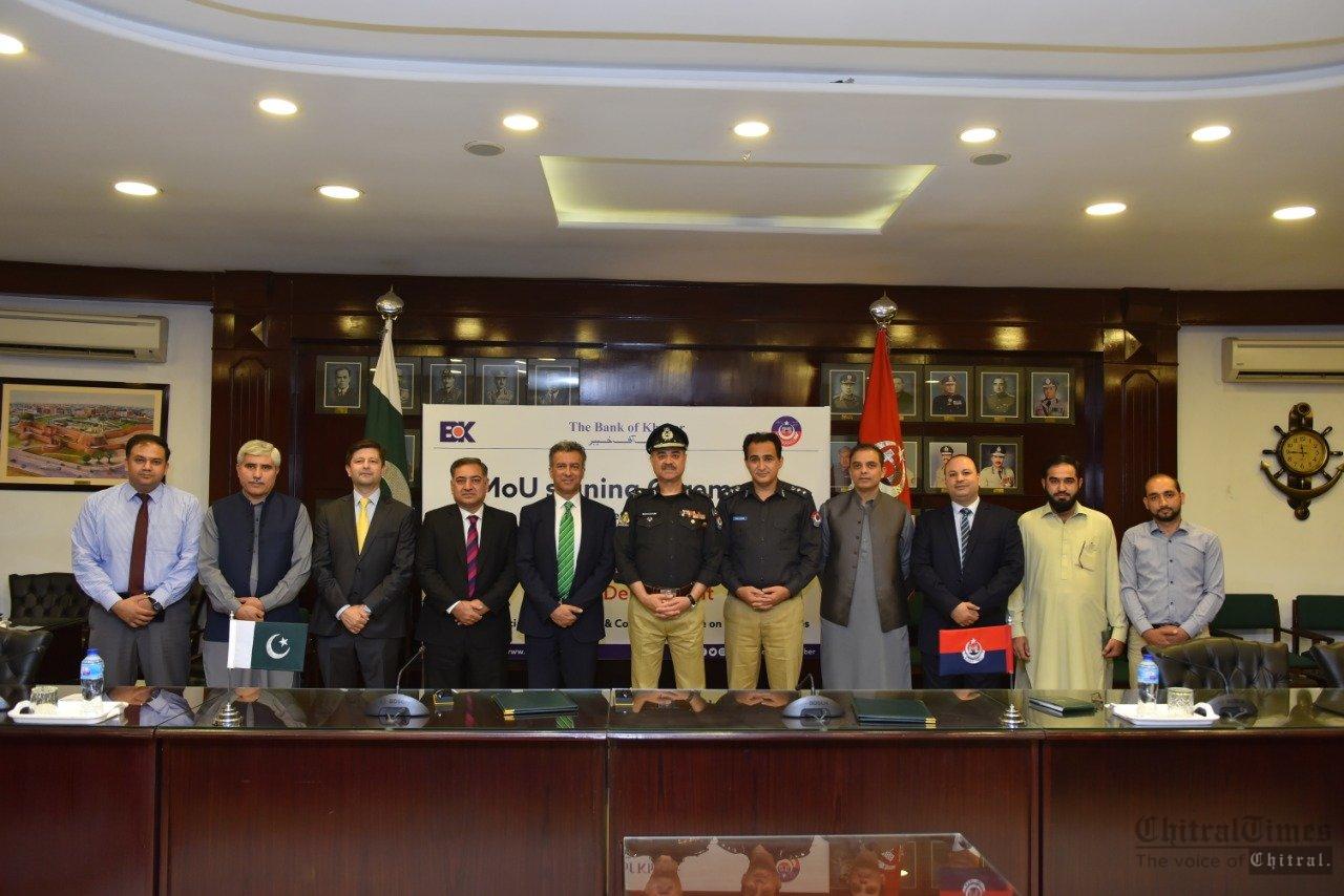 chitraltimes bok and kp police signed mou peshawar