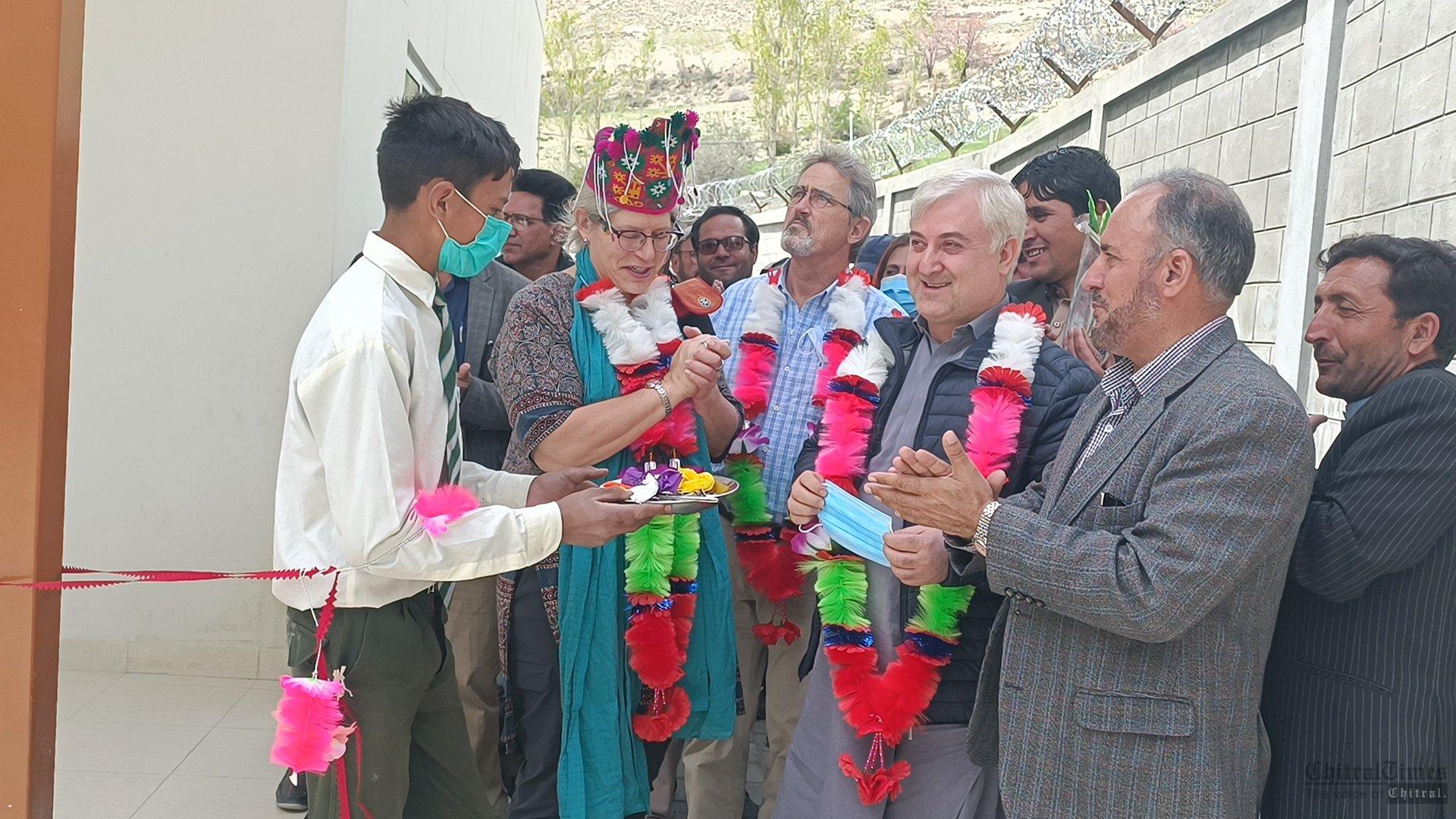 chitraltimes canadian high commissioner inagurated akesp sust school upper chitral1